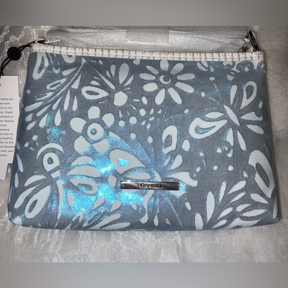 Brahmin Lorelei, Bellbottom Blue Lucent, NWT